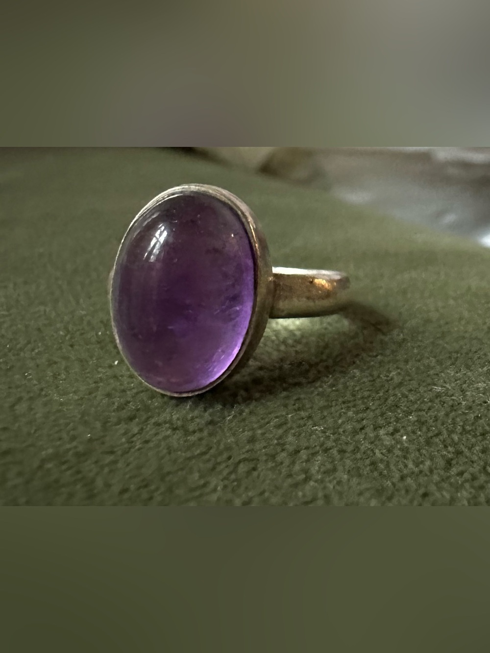 Mexicali Blues 925 Sterling Silver Purple Stone Ring - Size 6
